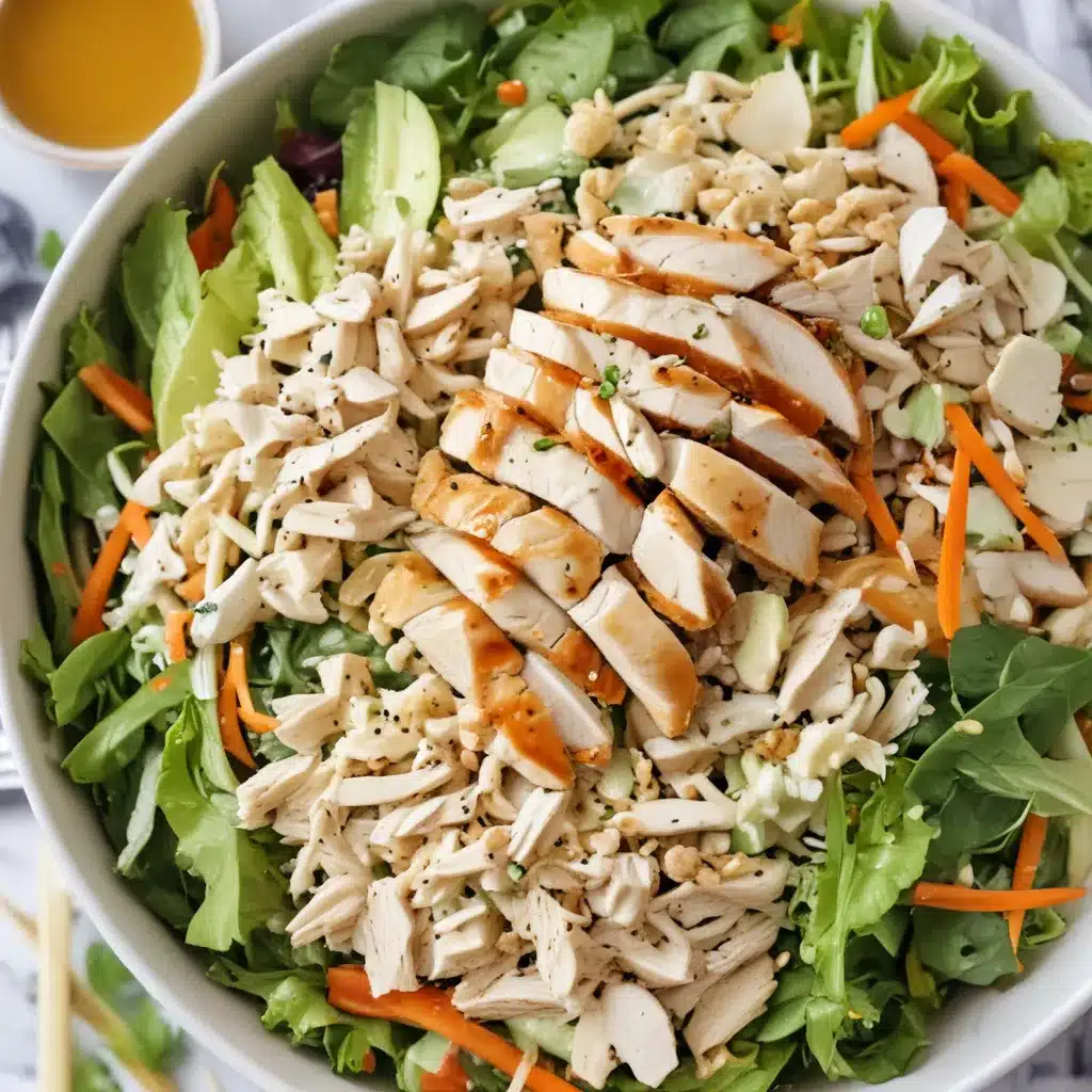 Asian Chicken Salad with Ginger Dressing