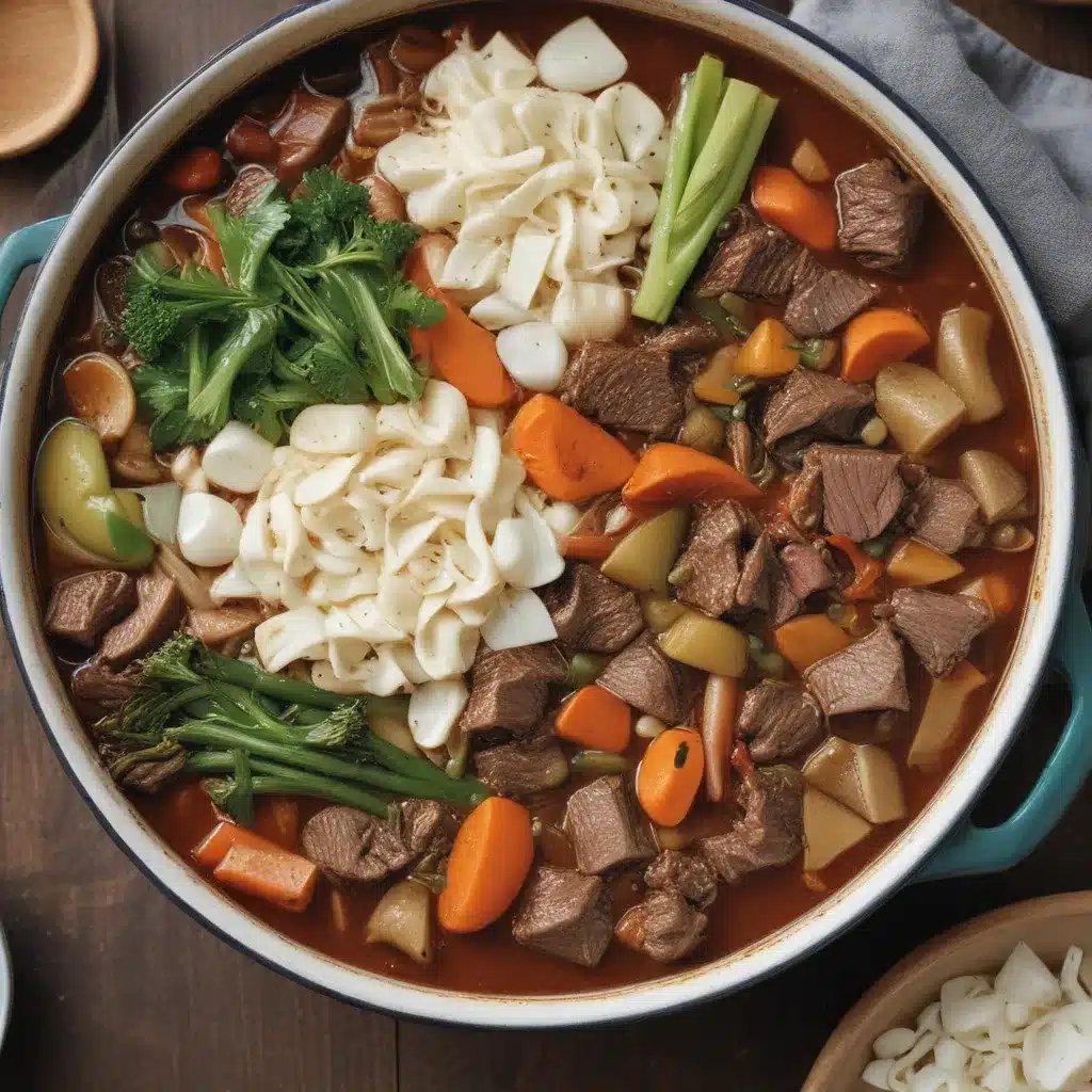 Beef and Vegetable Hot Pot