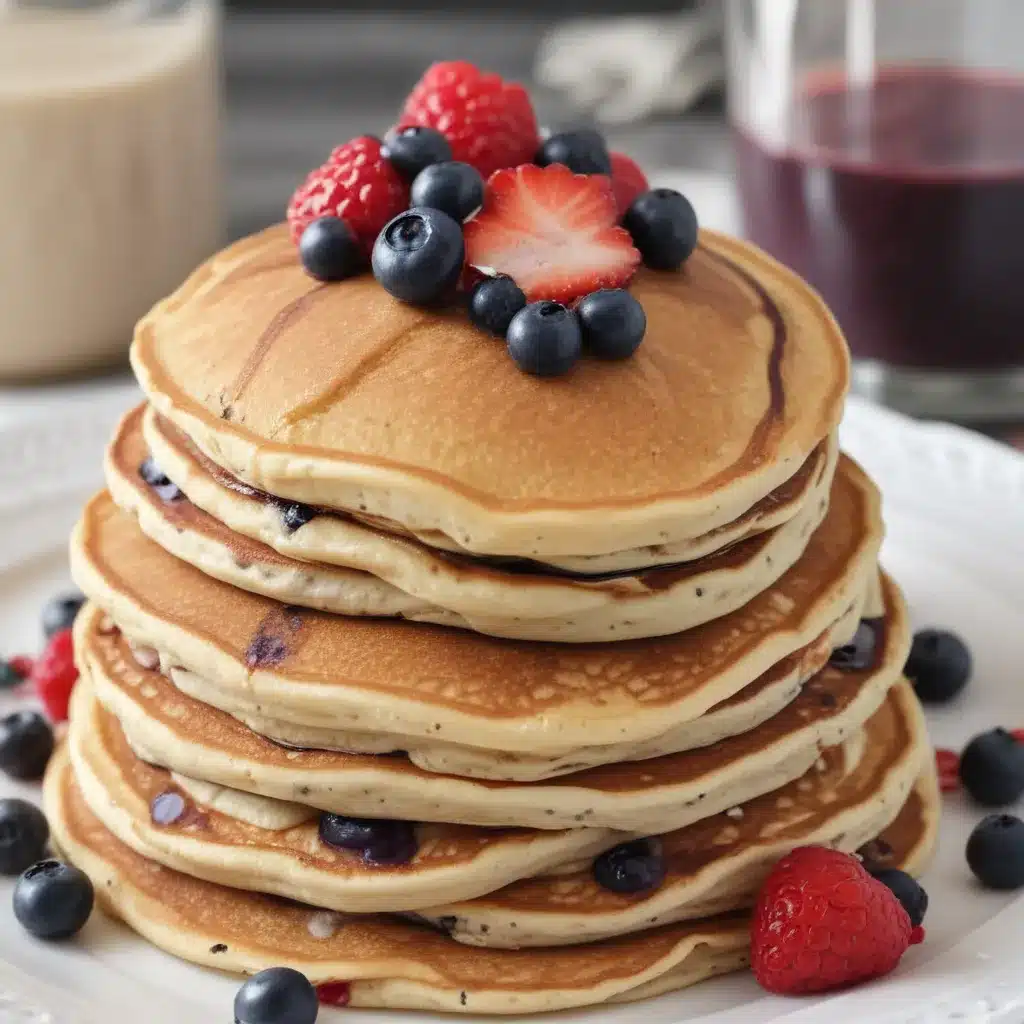 Blender Berry Pancakes