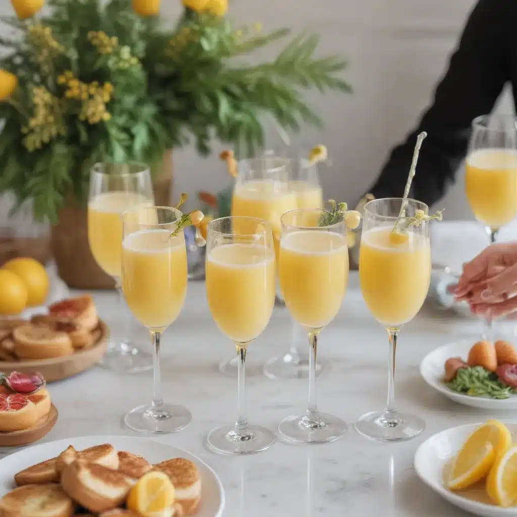 Bubbles and Brunch: Mimosas, Bellinis, and Beyond
