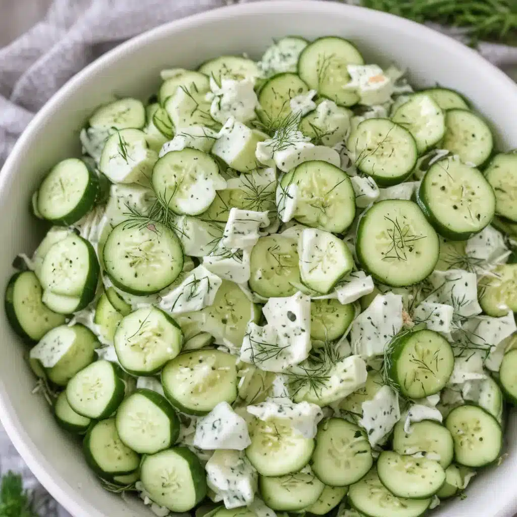 Creamy Cucumber Dill Salad
