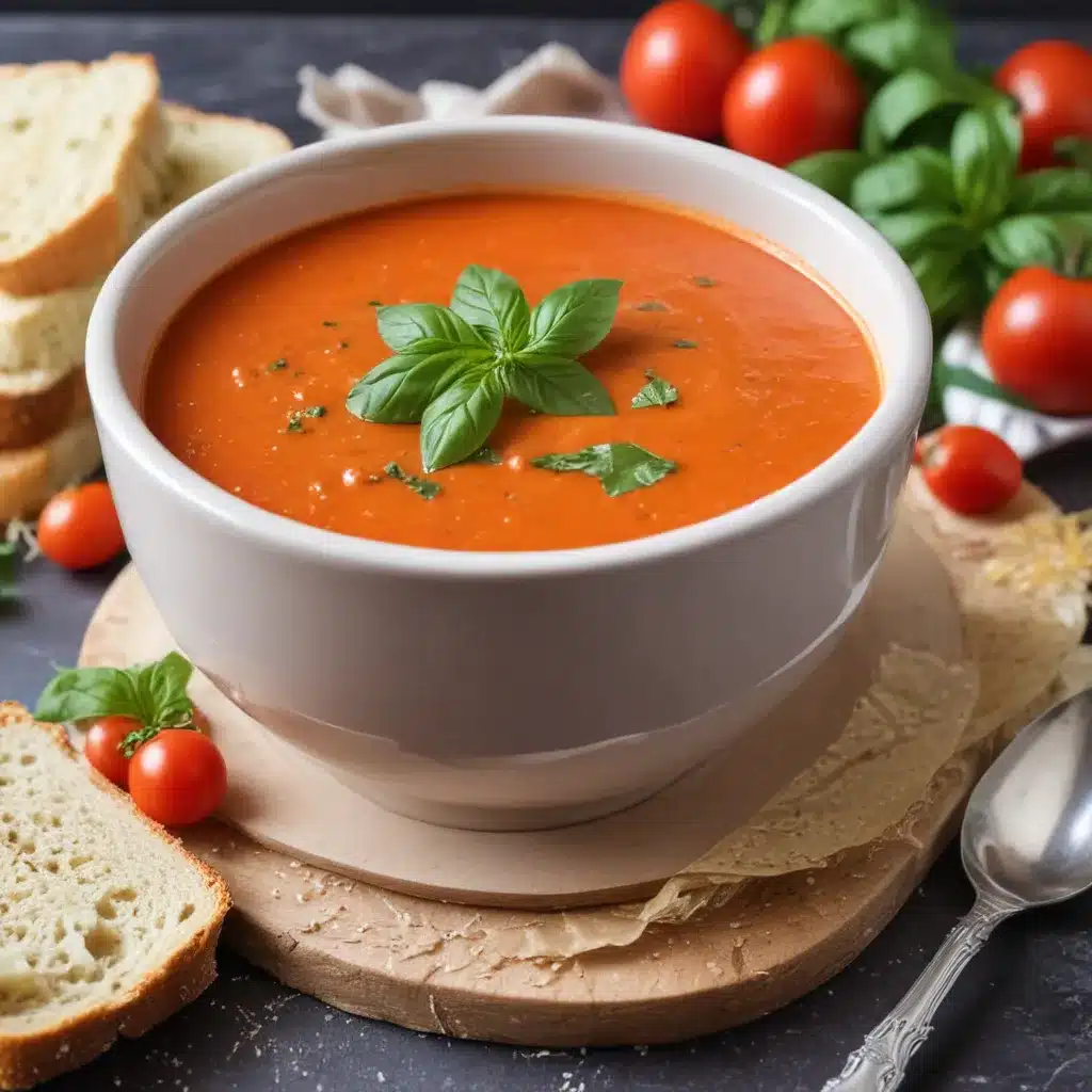 Creamy Tomato Basil Soup from Scratch