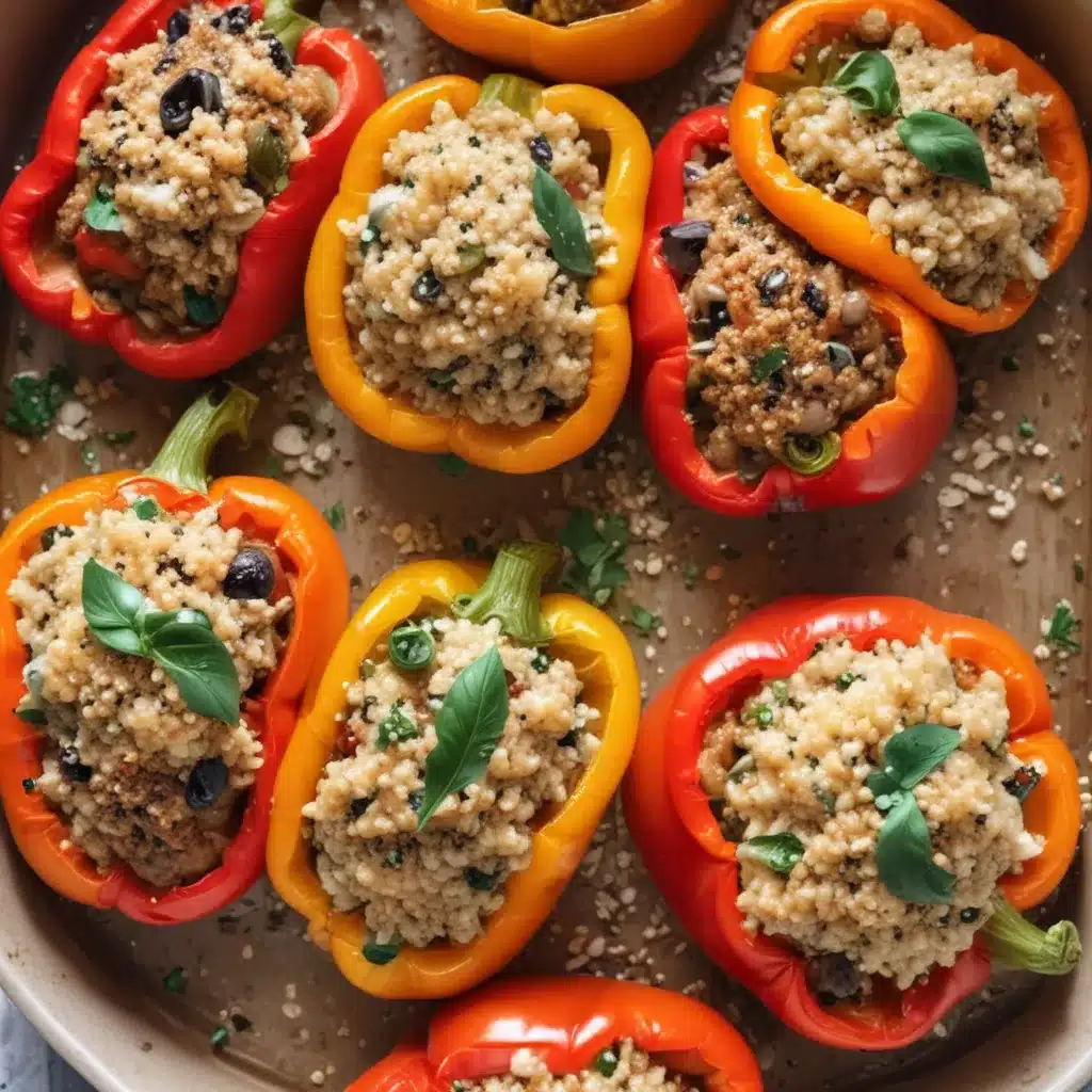 Greek Stuffed Peppers With Quinoa