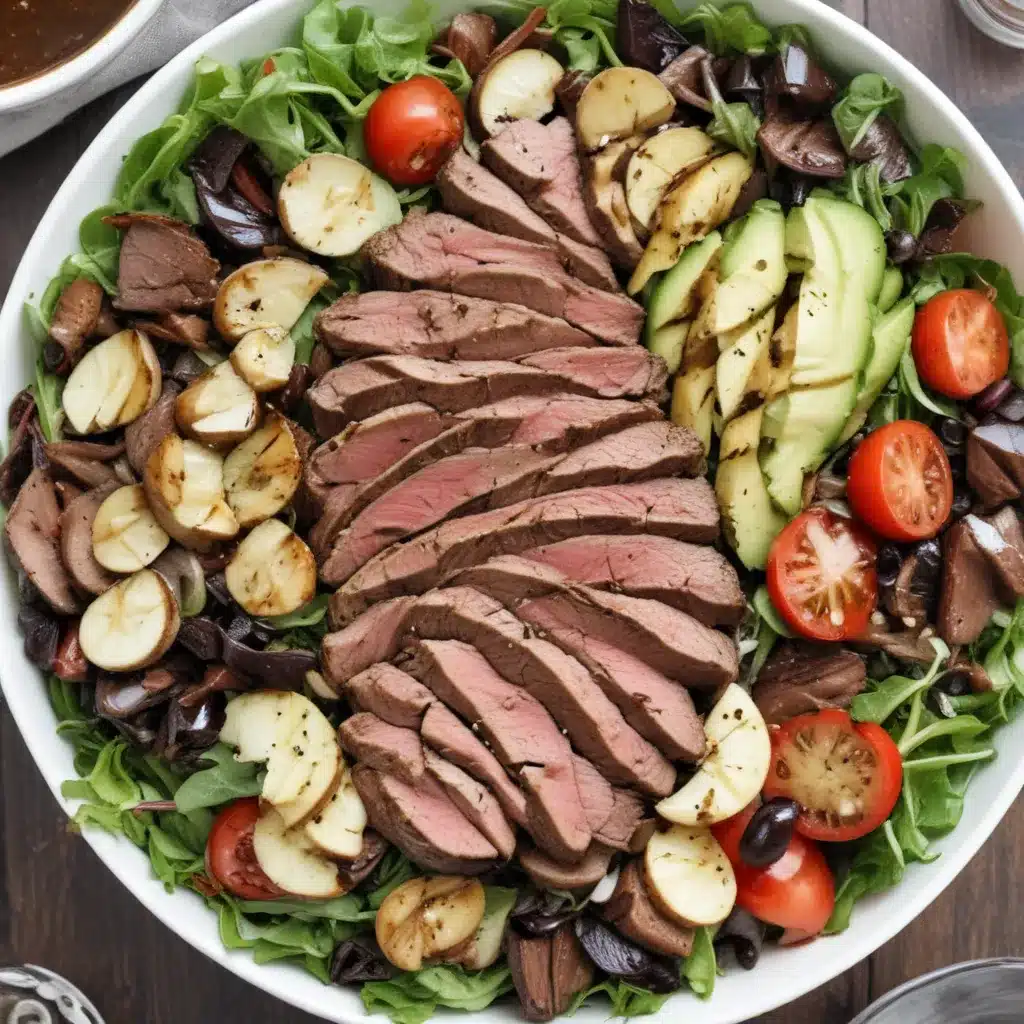 Grilled Steak Salad with Balsamic Vinaigrette