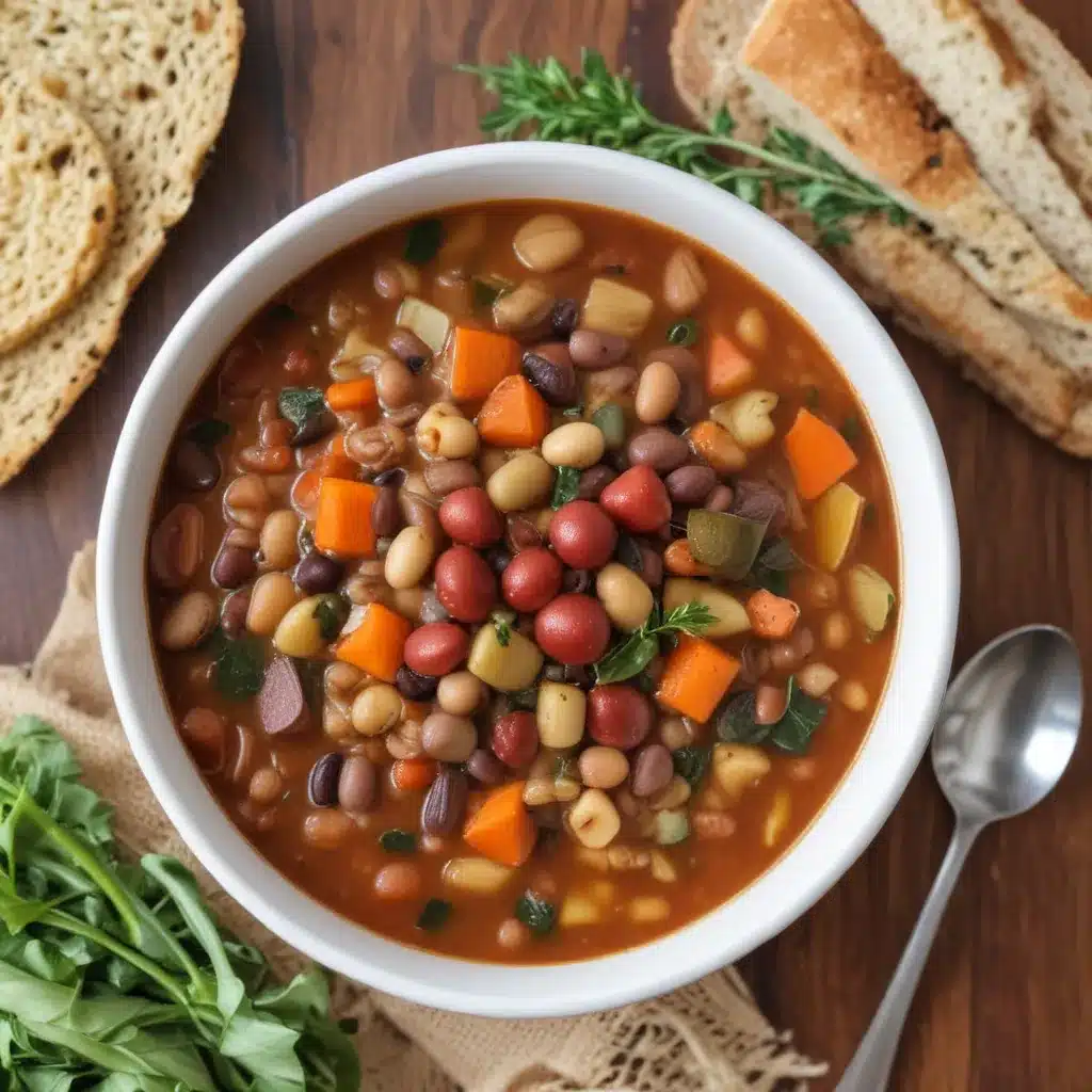 Hearty 15 Bean and Vegetable Soup