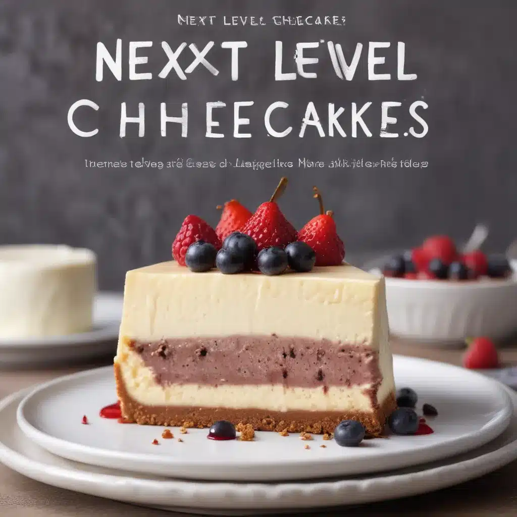 Next-Level Cheesecakes: Inventive Flavors and Styles