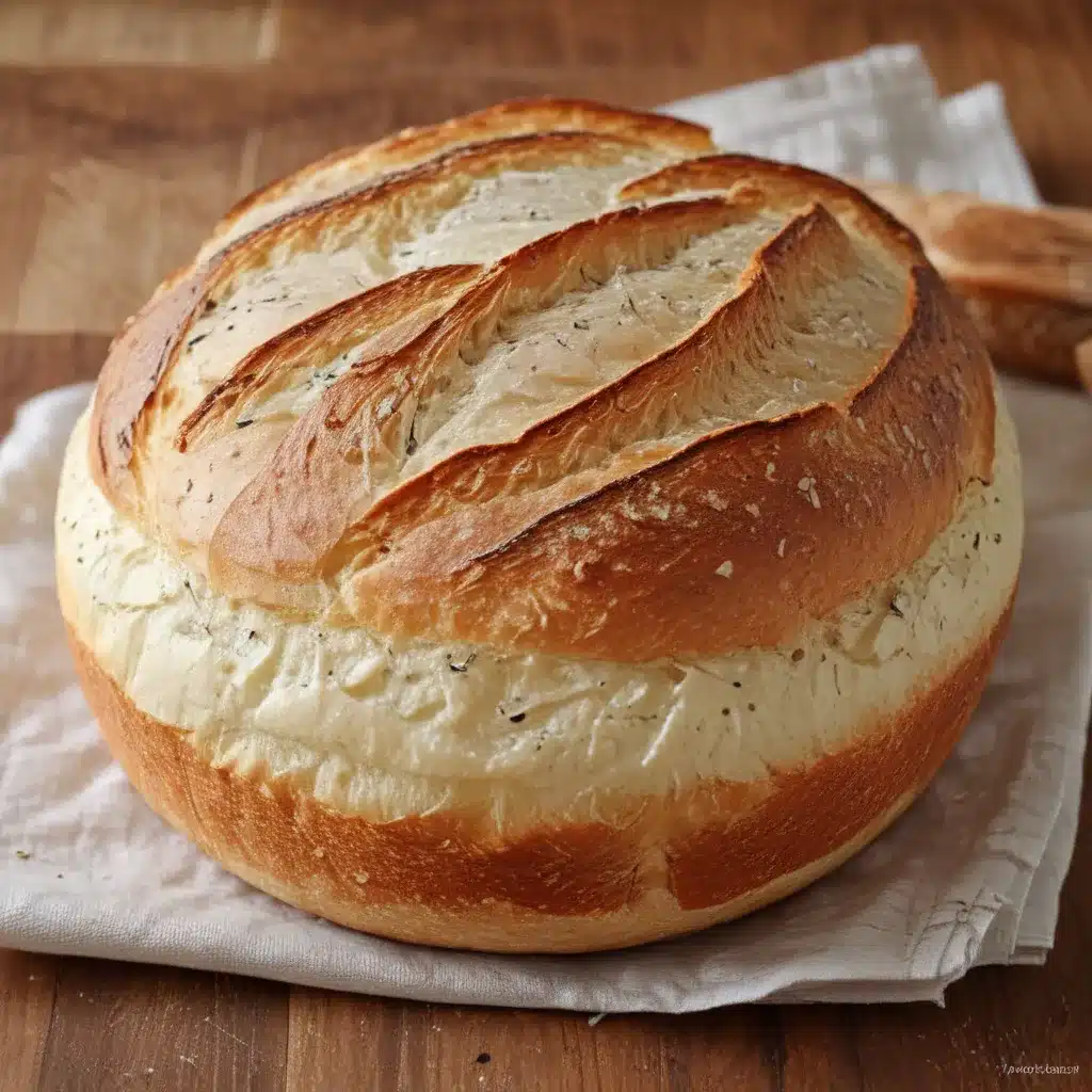 No-Knead Artisan Sourdough Bread