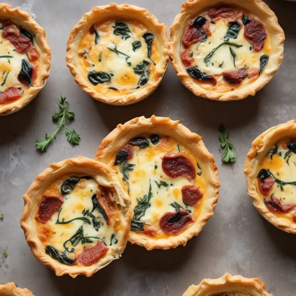 One-Bite Quiches: Eggy, Cheesy, Individual Treats