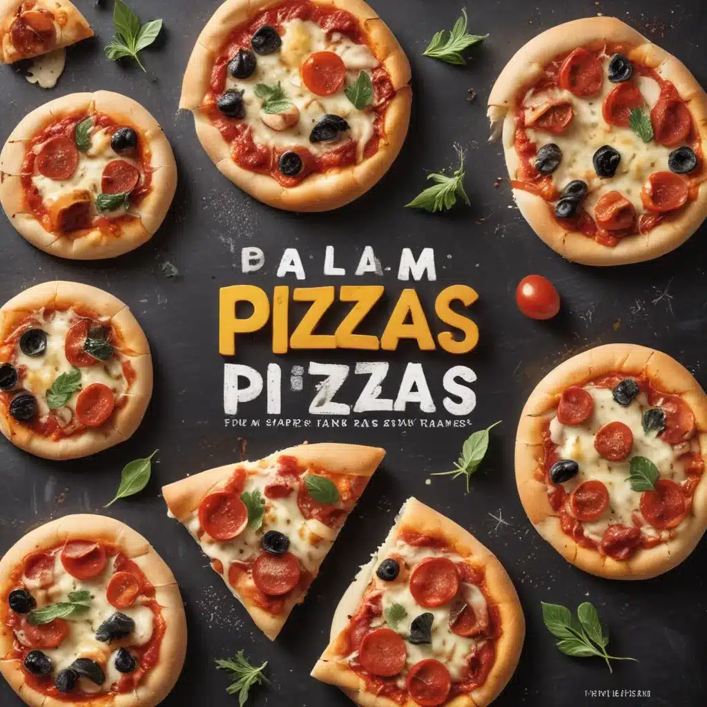 Palm-Sized Pizzas: Fun Shapes & Savory Toppings