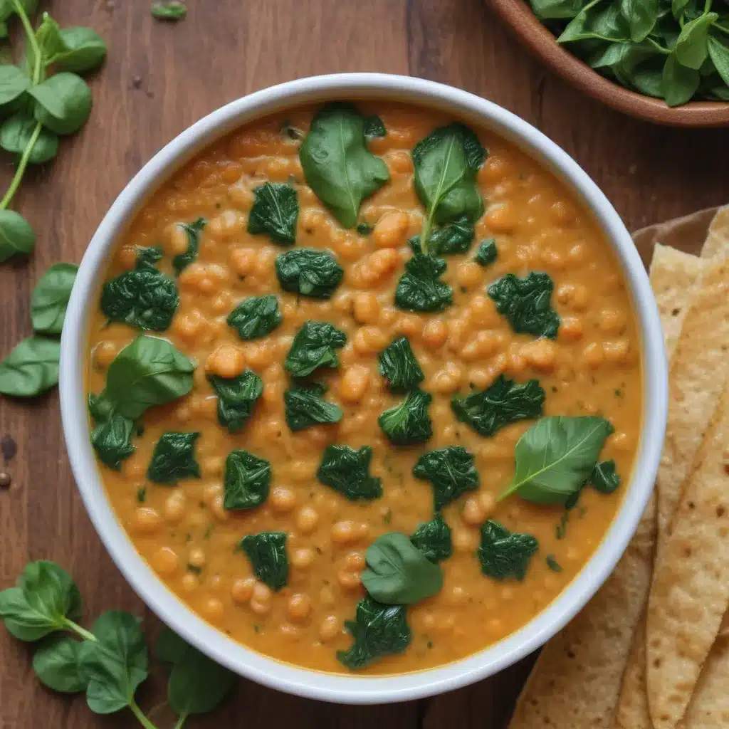 Red Lentil and Spinach Dal Soup