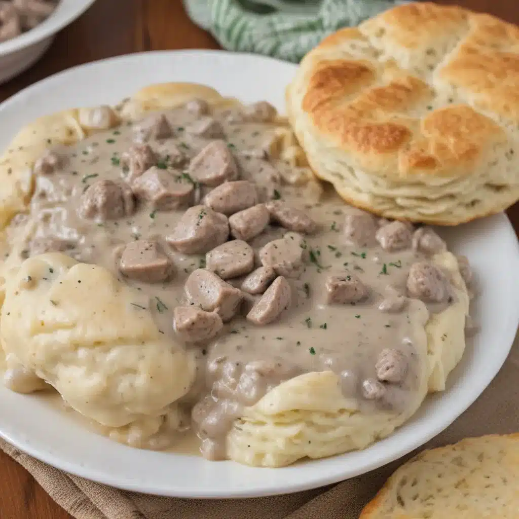 Sausage Gravy and Biscuits from Scratch