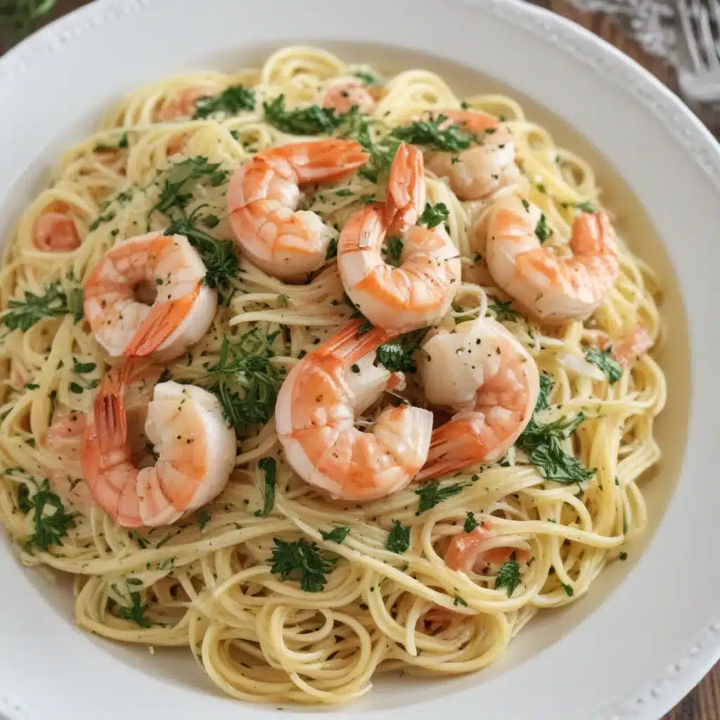 Shrimp Scampi with Angel Hair Pasta