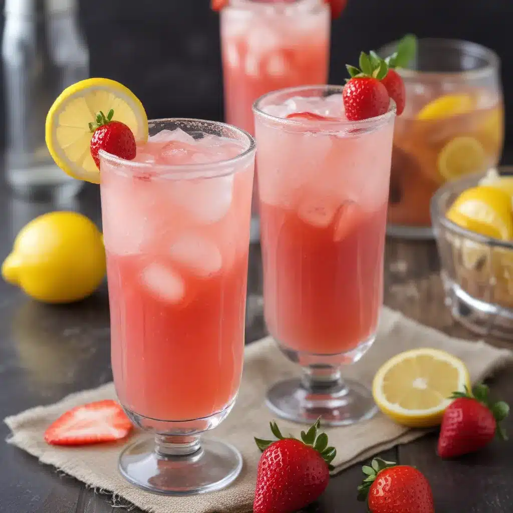 Strawberry Lemon Fizz Drink