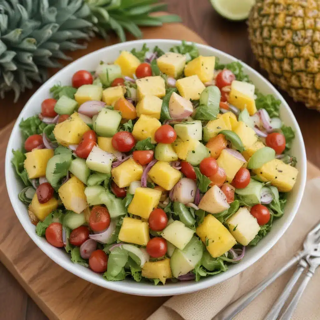 Sweet and Spicy Pineapple Salad