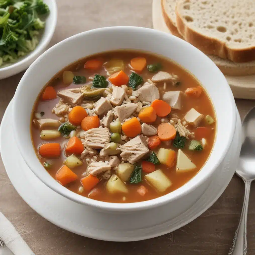 Turkey Vegetable Soup with Rice