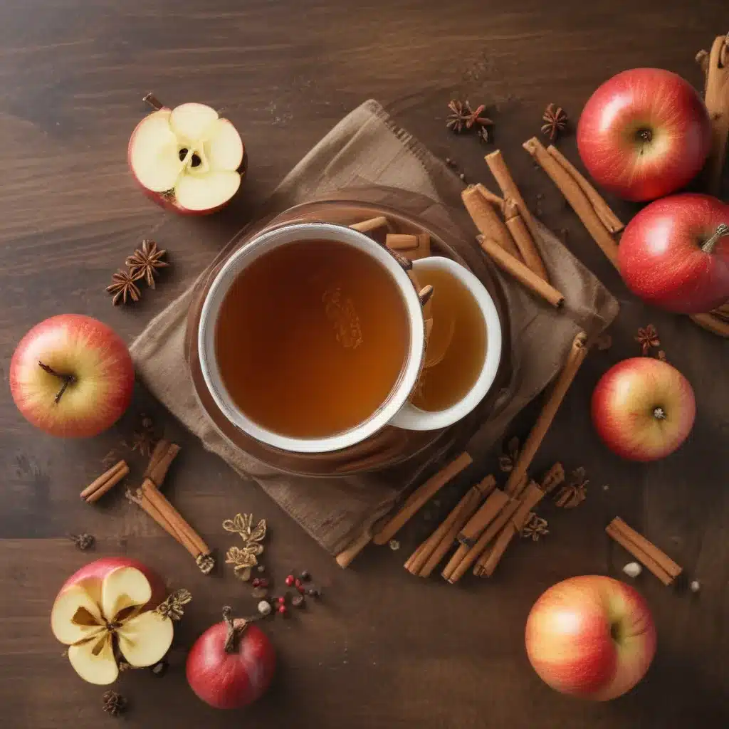 Warm Apple Cider with Mulling Spices