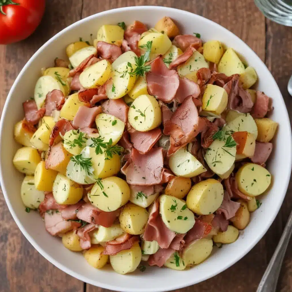 Warm German Bacon and Potato Salad
