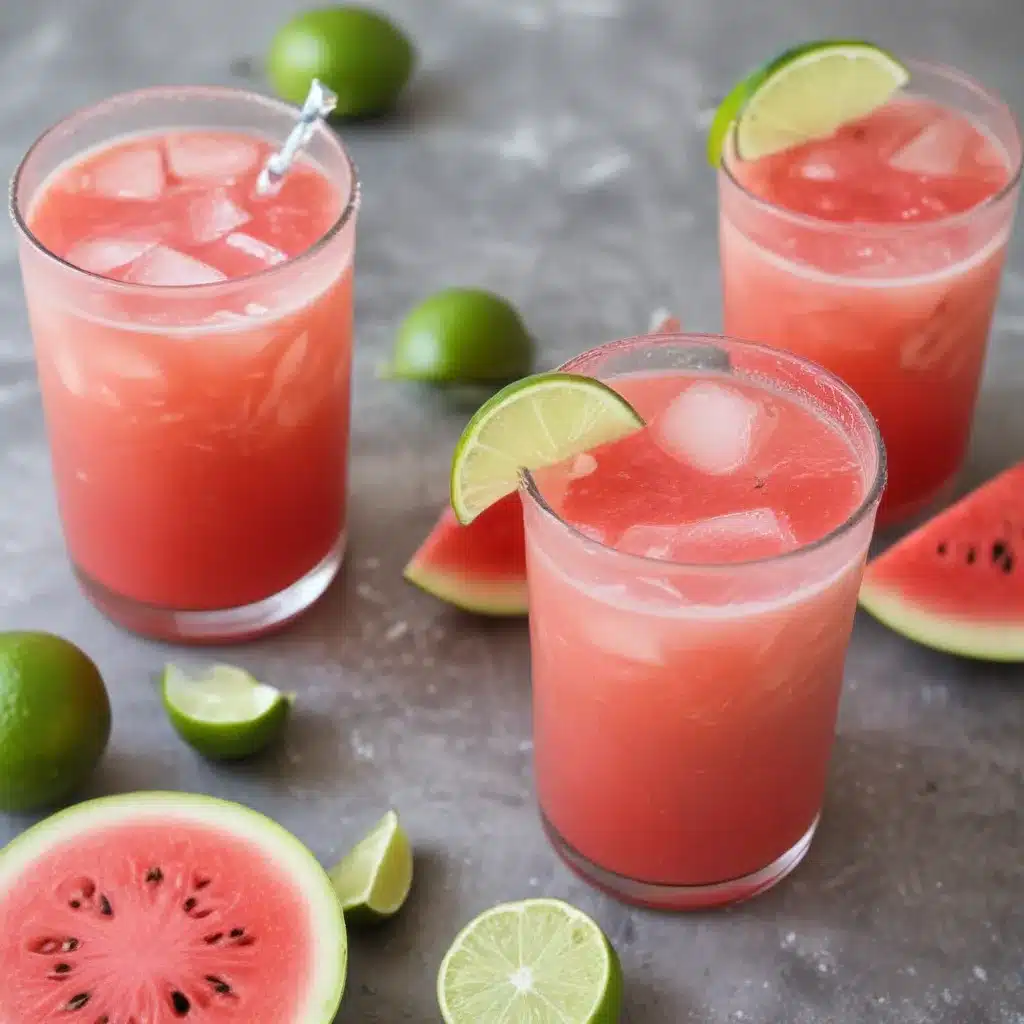 Watermelon Lime Agua Fresca
