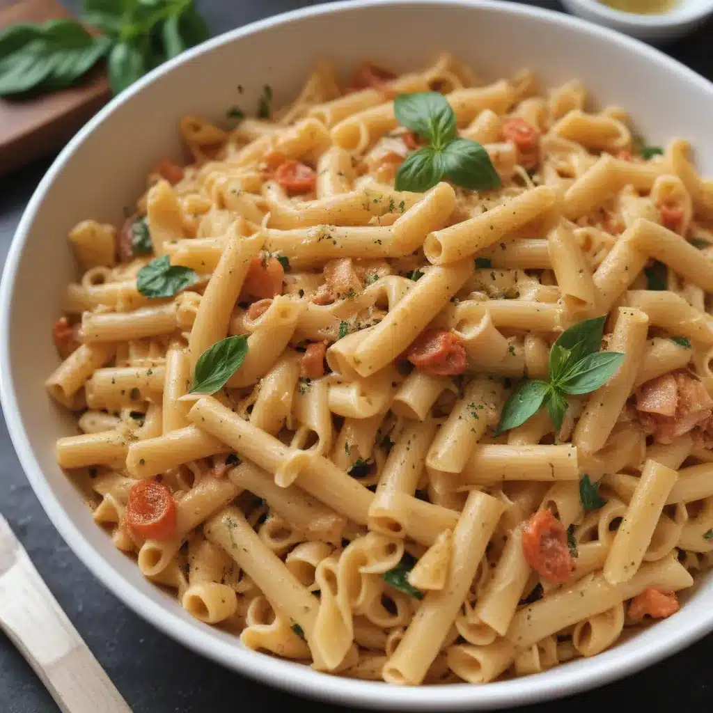 quick pastas punched up with simple twists