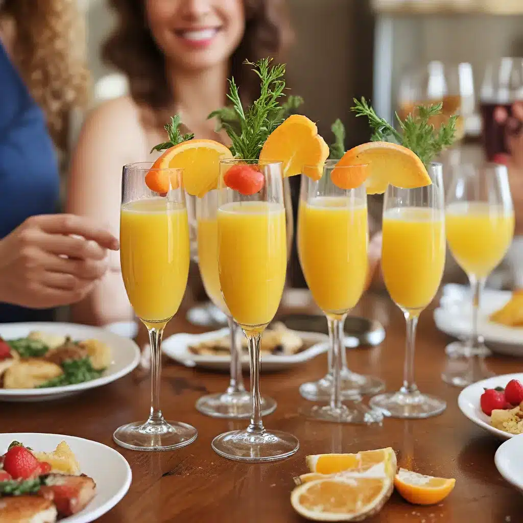 Boozy Brunches: Mimosas, Bellinis, and More