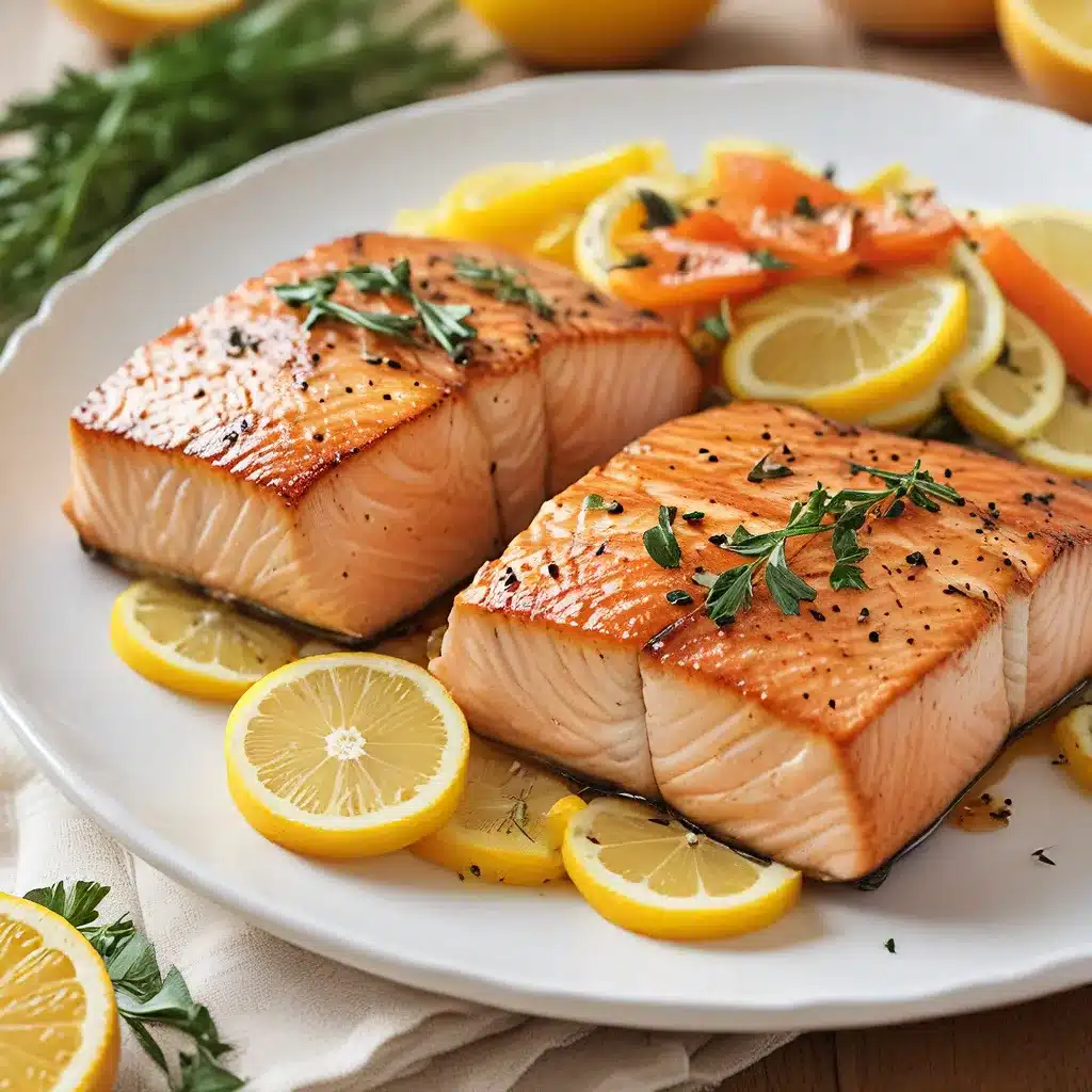 Citrus-Kissed Salmon Steaks: A Bright and Flavorful Feast
