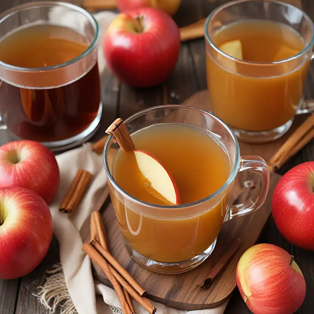 Comforting Warm Apple Cider with Brandy