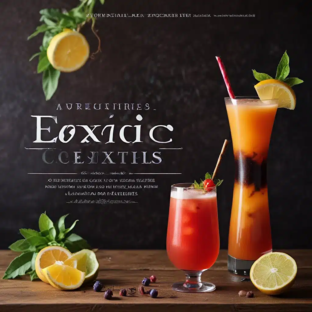 Exotic Elixirs: Adventurous Cocktails and Mocktails