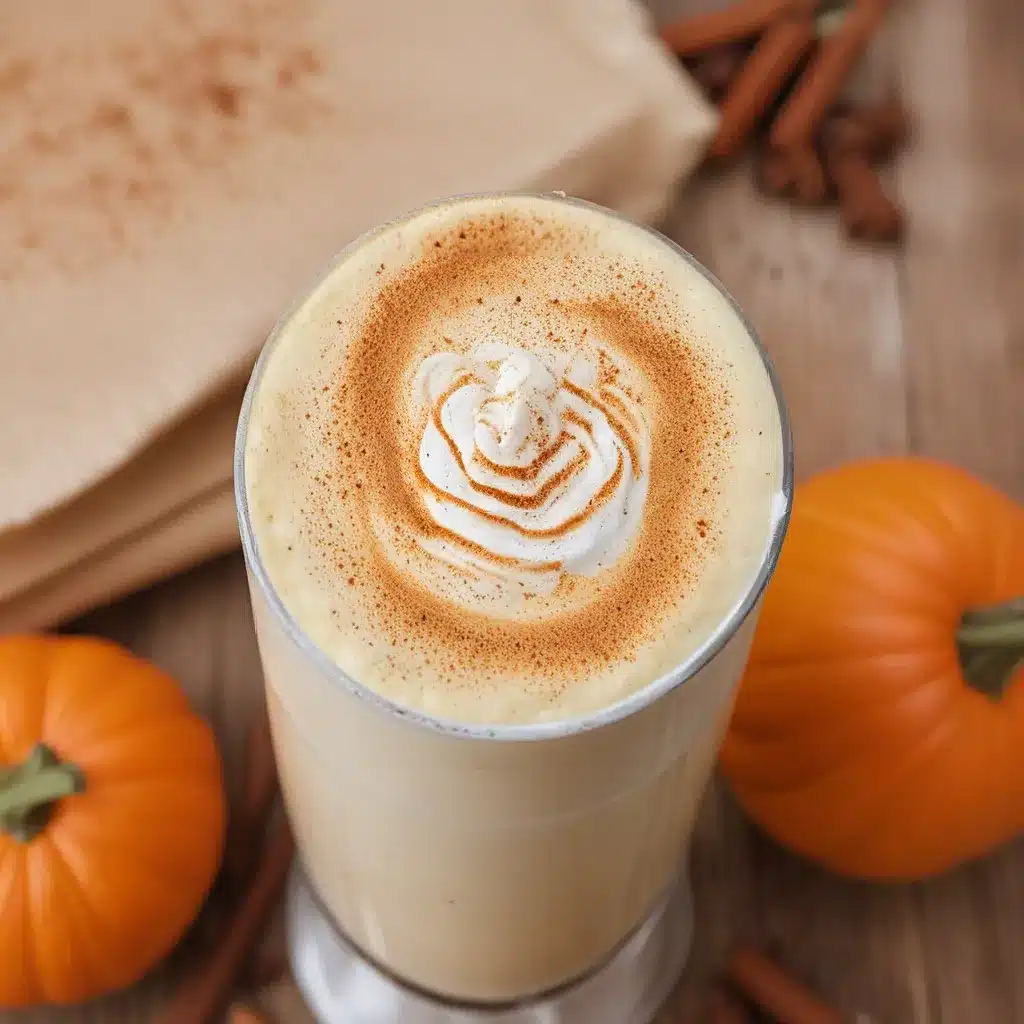 Frothy Pumpkin Spice Latte