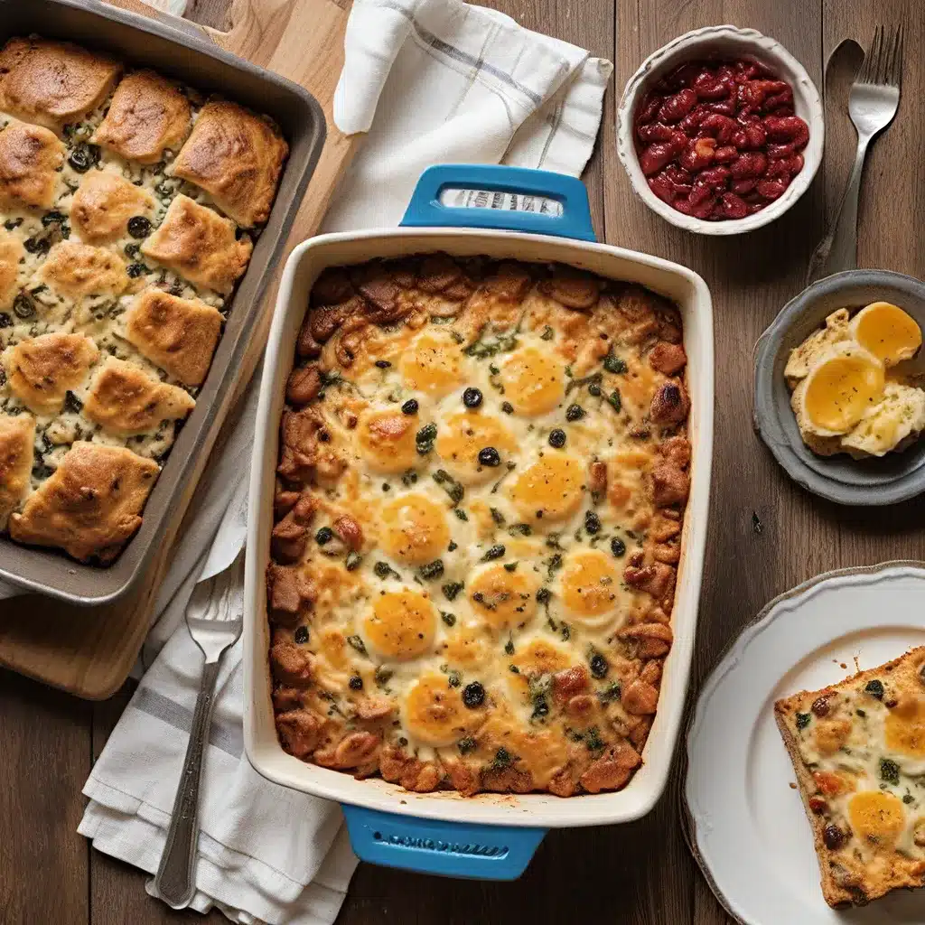 Hearty Breakfast Casseroles with Homemade Bread