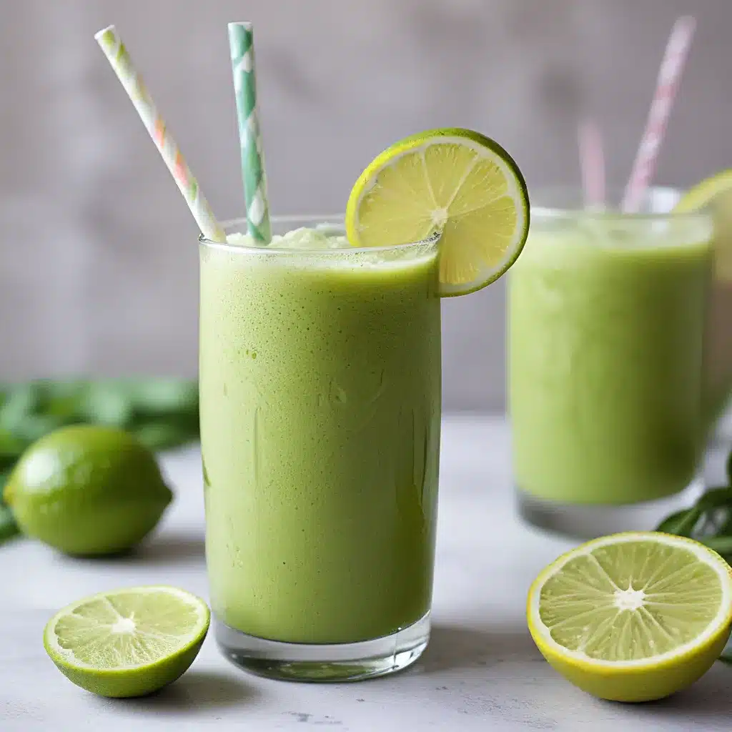 Invigorating Matcha Lemonade Slushie