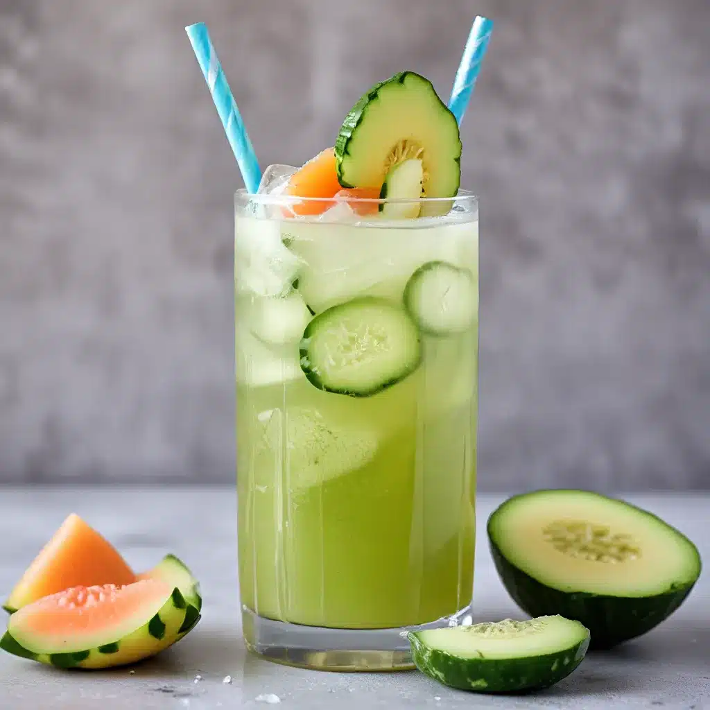 Refreshing Cucumber Melon Cooler