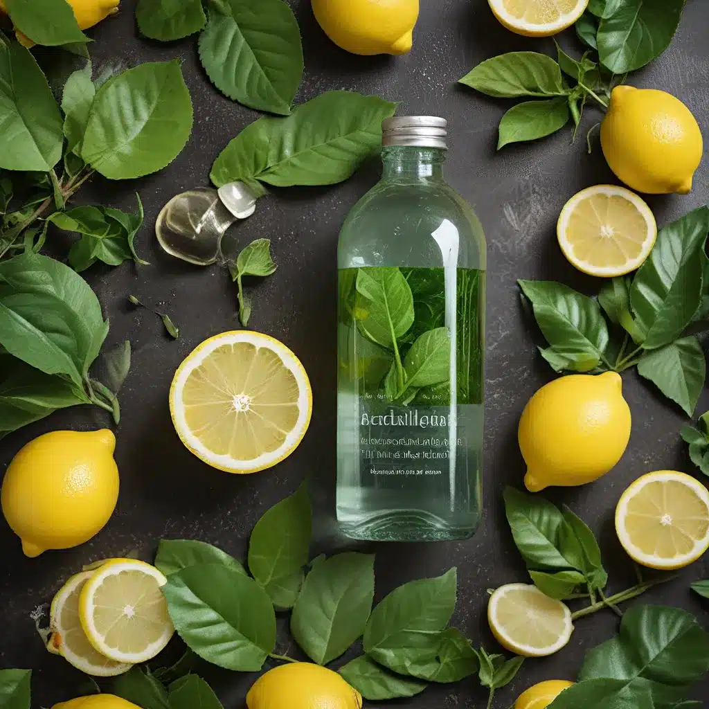 Revitalizing Chlorophyll Water with Lemon