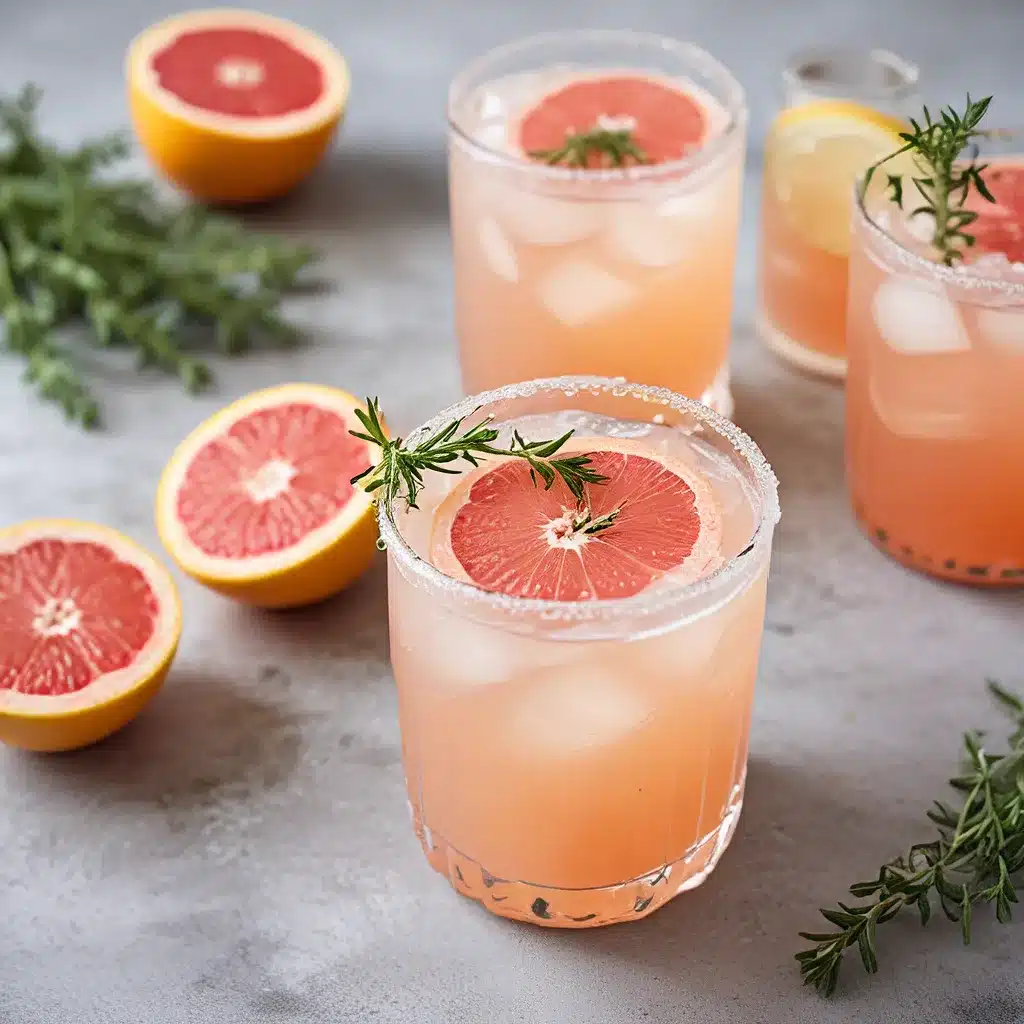 Tangy Grapefruit and Thyme Paloma