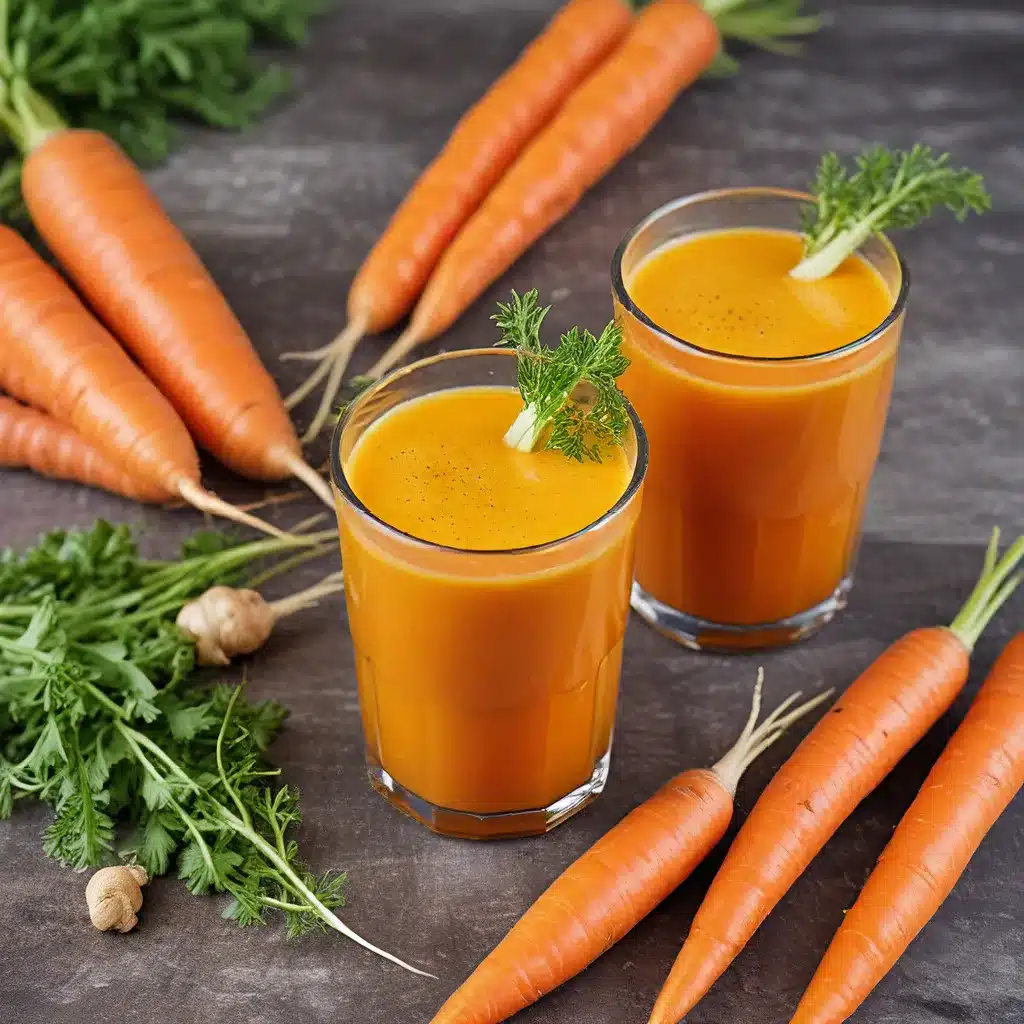 Vibrant Carrot, Ginger and Turmeric Juice