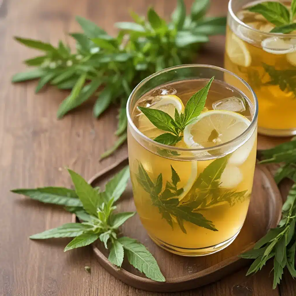 Zesty Lemon Verbena Iced Tea